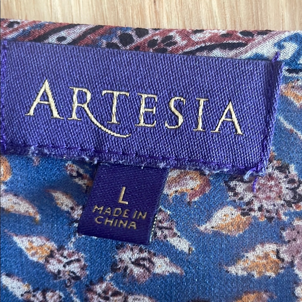 Artesia Multicolor Bohemian Top‎ - Picture 2 of 6